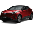 Red Mica with sporty Black Roof C-HR Hybrid